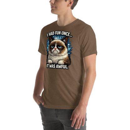 Funny cat meme shirt made from soft cotton