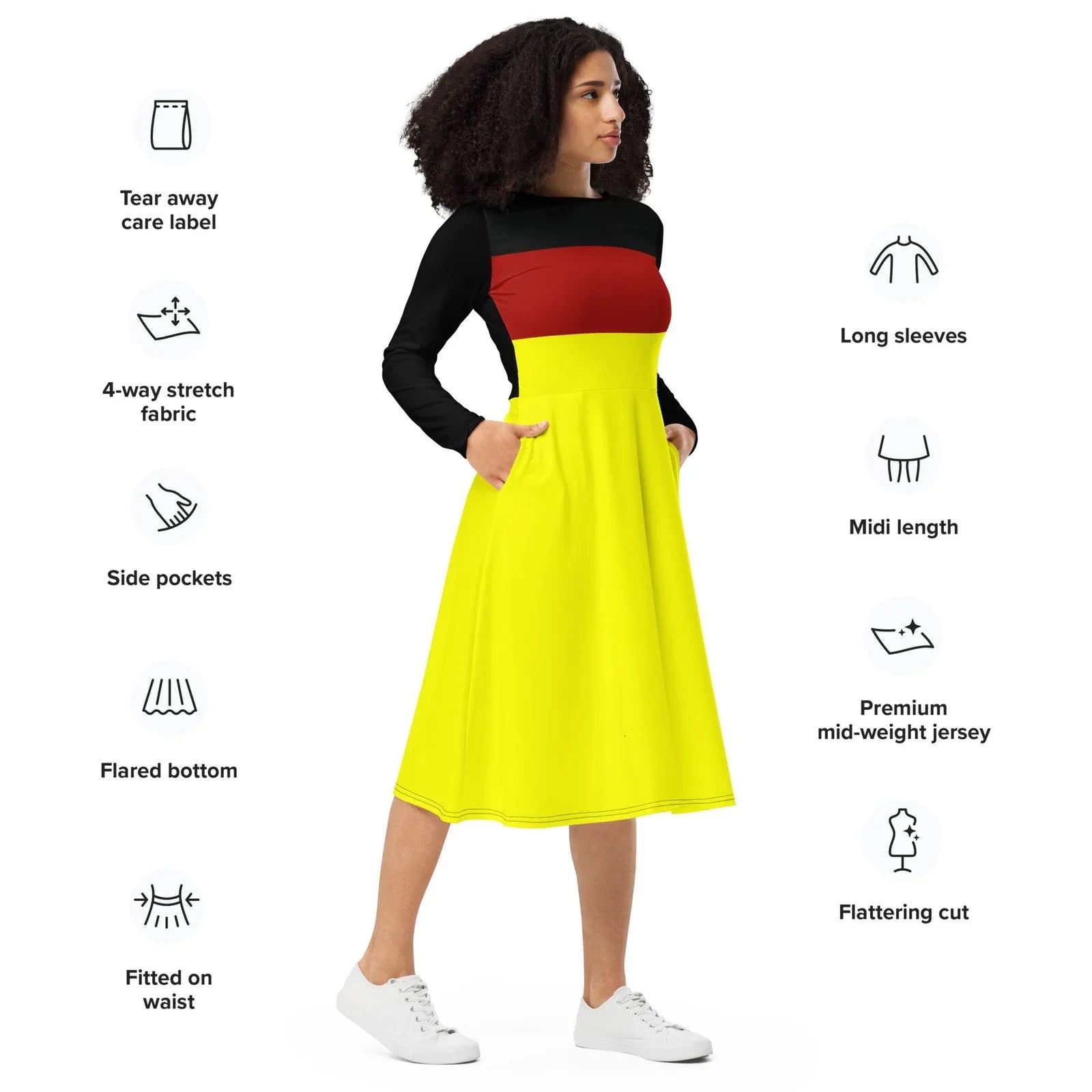 Jermany Slim Fit Maxi Dress