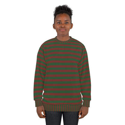 Green Striped Sweater