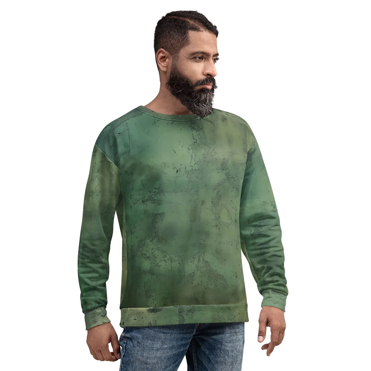 ECOLOGY Grey V Neck Fluffy Sweater main image 0