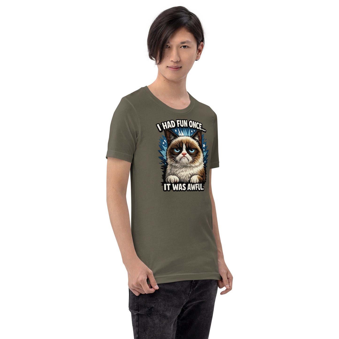Grumpy cat quote t-shirt for casual outfits