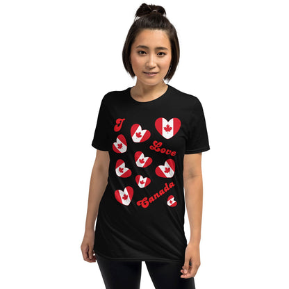 I Love Canada T-Shirt in classic design.