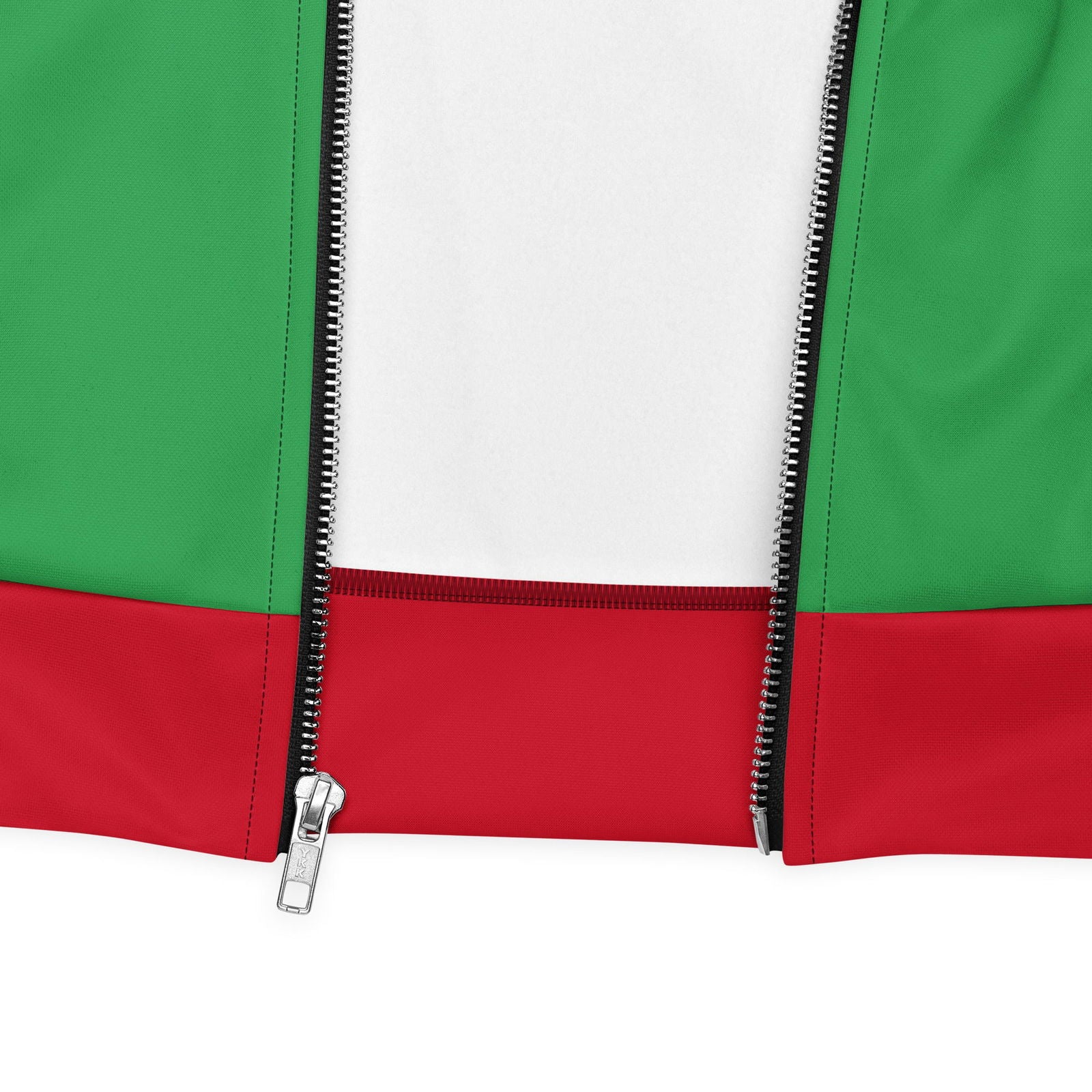 Jamaican pride bomber jacket with front zipper