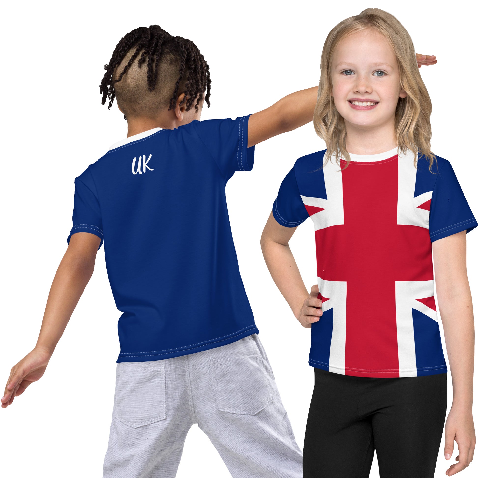 Kids Size Shirt Union Jack 2T to 7