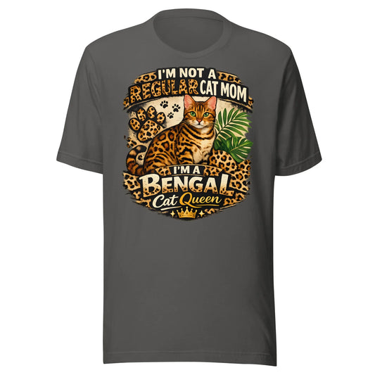 Leopard print Bengal cat mom apparel