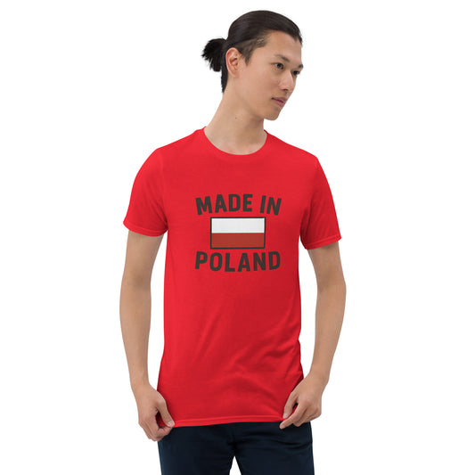 Made in Poland T-shirt with Polish flag design