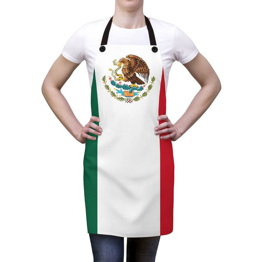 Mexican apron with flag colors