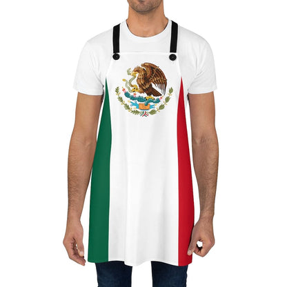 Mexican flag apron for cooking
