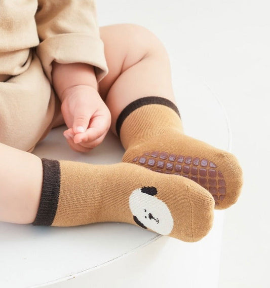 Non-Slip Cotton Footie Socks for Babies