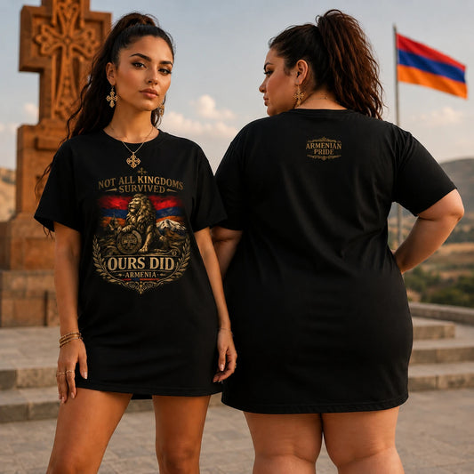 Not all kingdoms survived Armenia graphic t-shirt dress