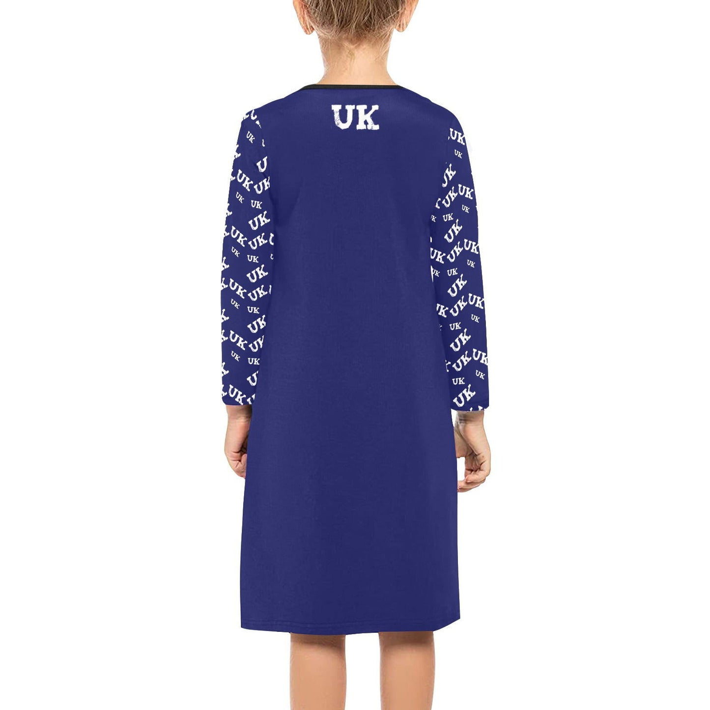 Patriotic dress for girls British flag