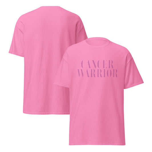 Pink Cancer Warrior t-shirt for breast cancer awareness