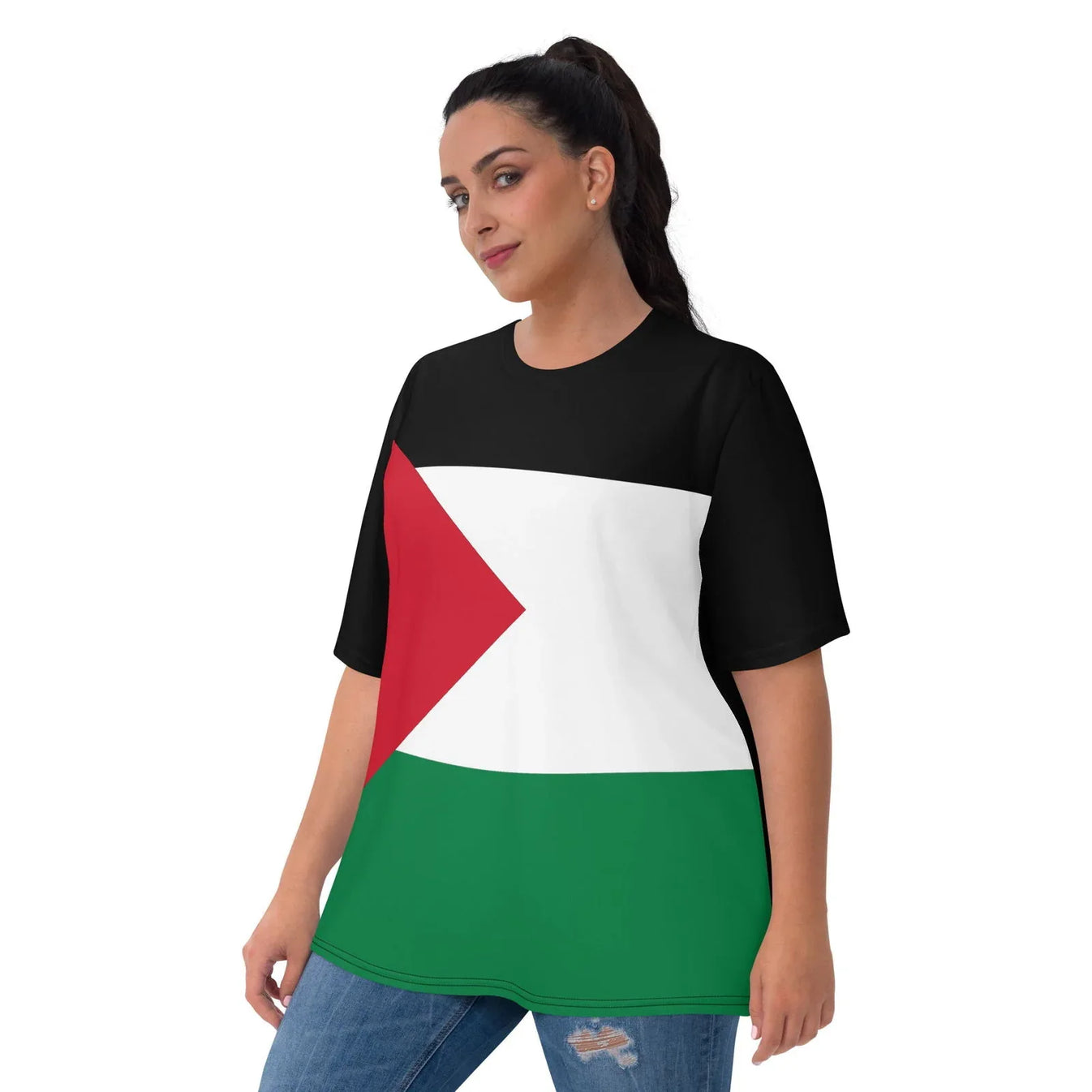 Palestine Tshirt Flag Color For Men