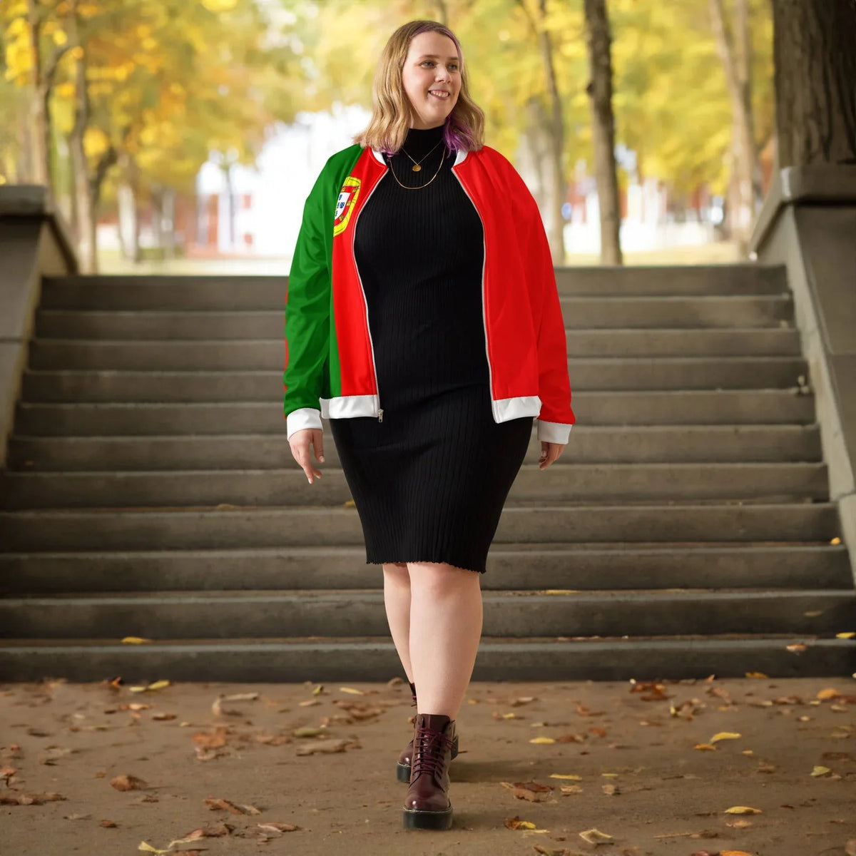 Portugal patriotic bomber jacket