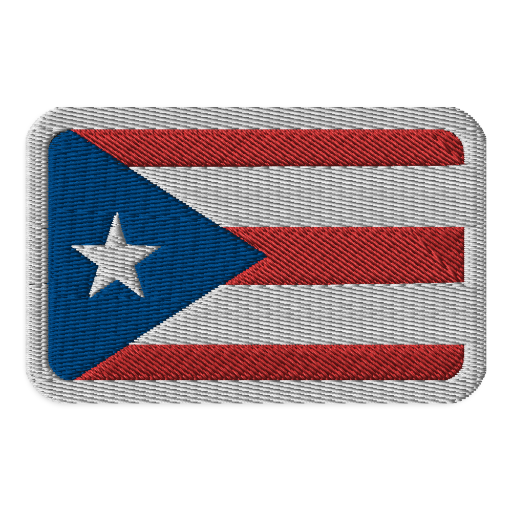 Puerto Rican Flag Patch for Backpacks