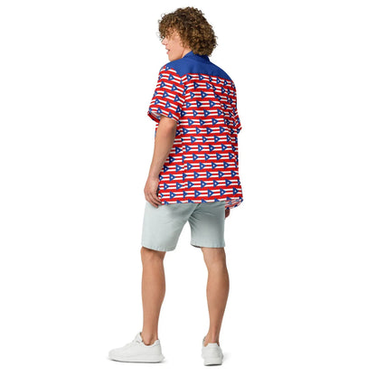 Puerto Rico shirt worn as a casual patriotic outfit