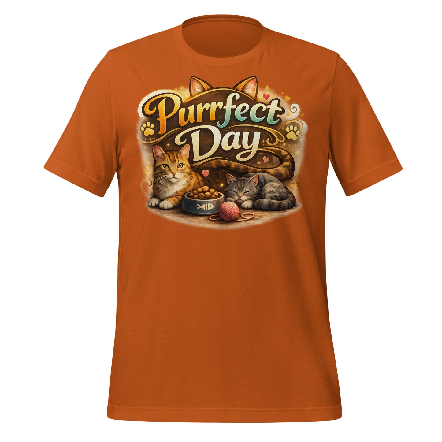 Purrfect Day T-shirt for cat lovers