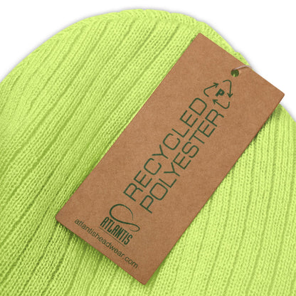 Recycled polyester beanie