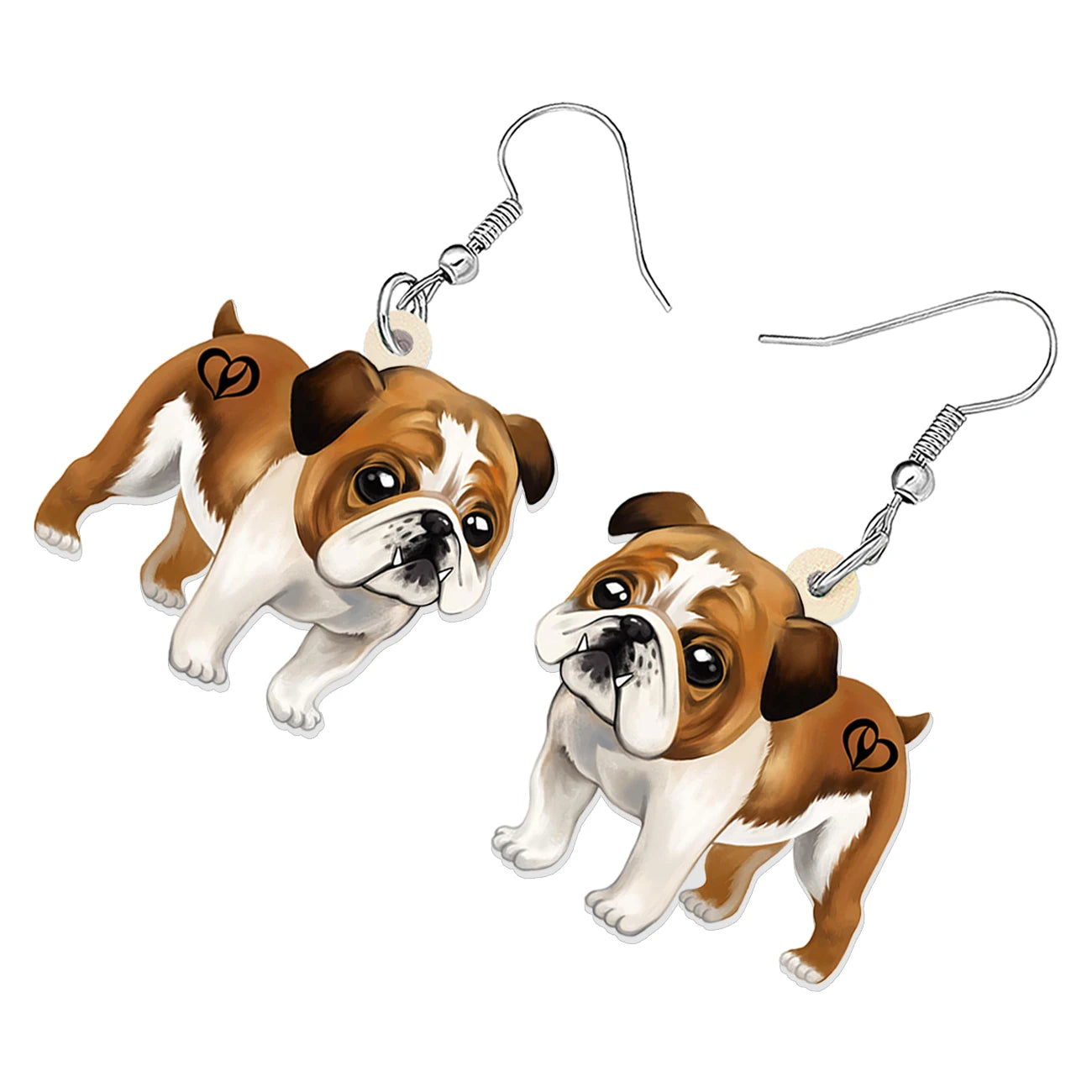 Bulldog Earrings For Women / Drop Earrings For Dog Lovers