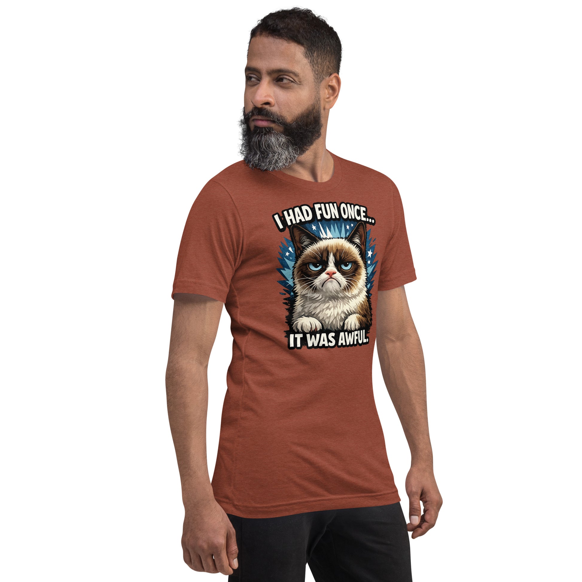 Sarcastic grumpy cat t-shirt unisex fit