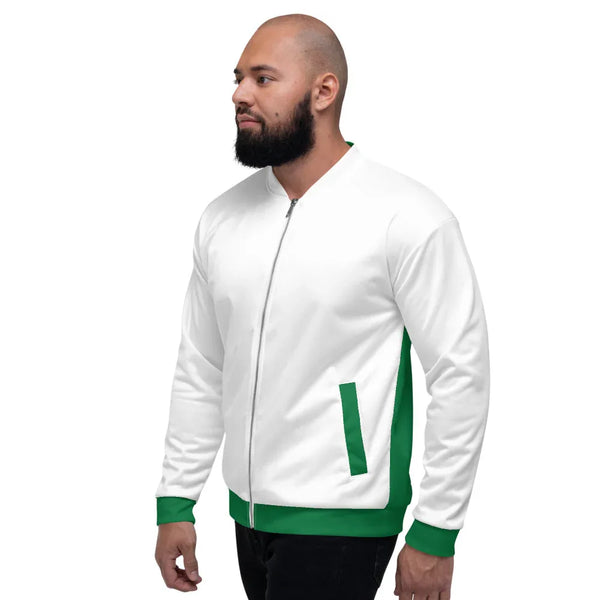 Saudi Arabia Flag Bomber Jacket For Men main image 1