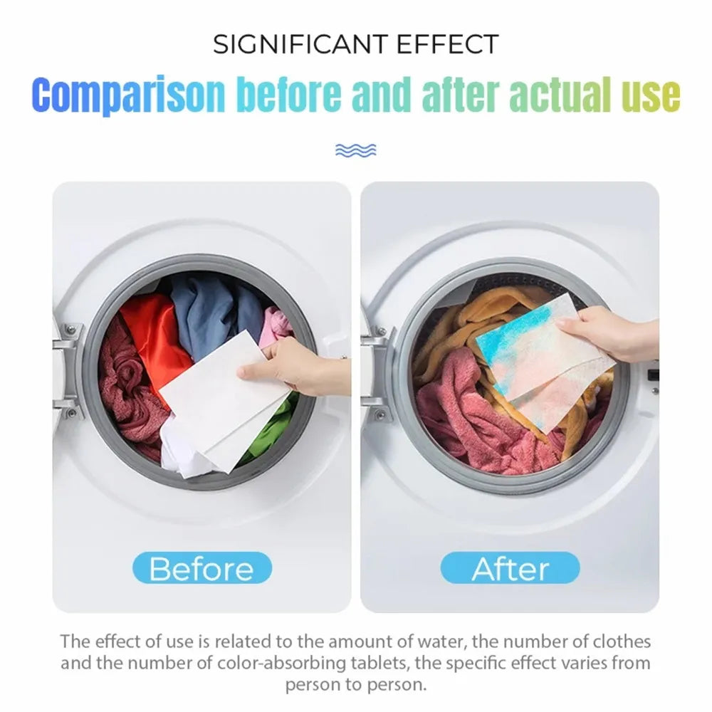 Laundry Made Easy: Wash Darks with Lights Using Color Catcher Laundry Sheets