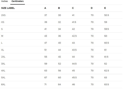 Size label centimeters Union Jack Dress