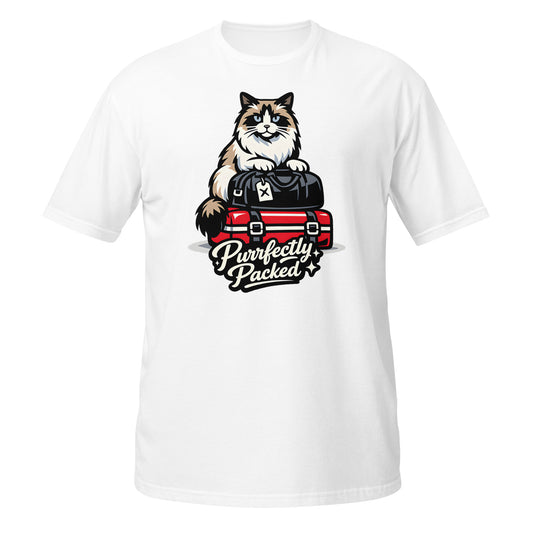 Soft cotton t shirt gift for ragdoll owners