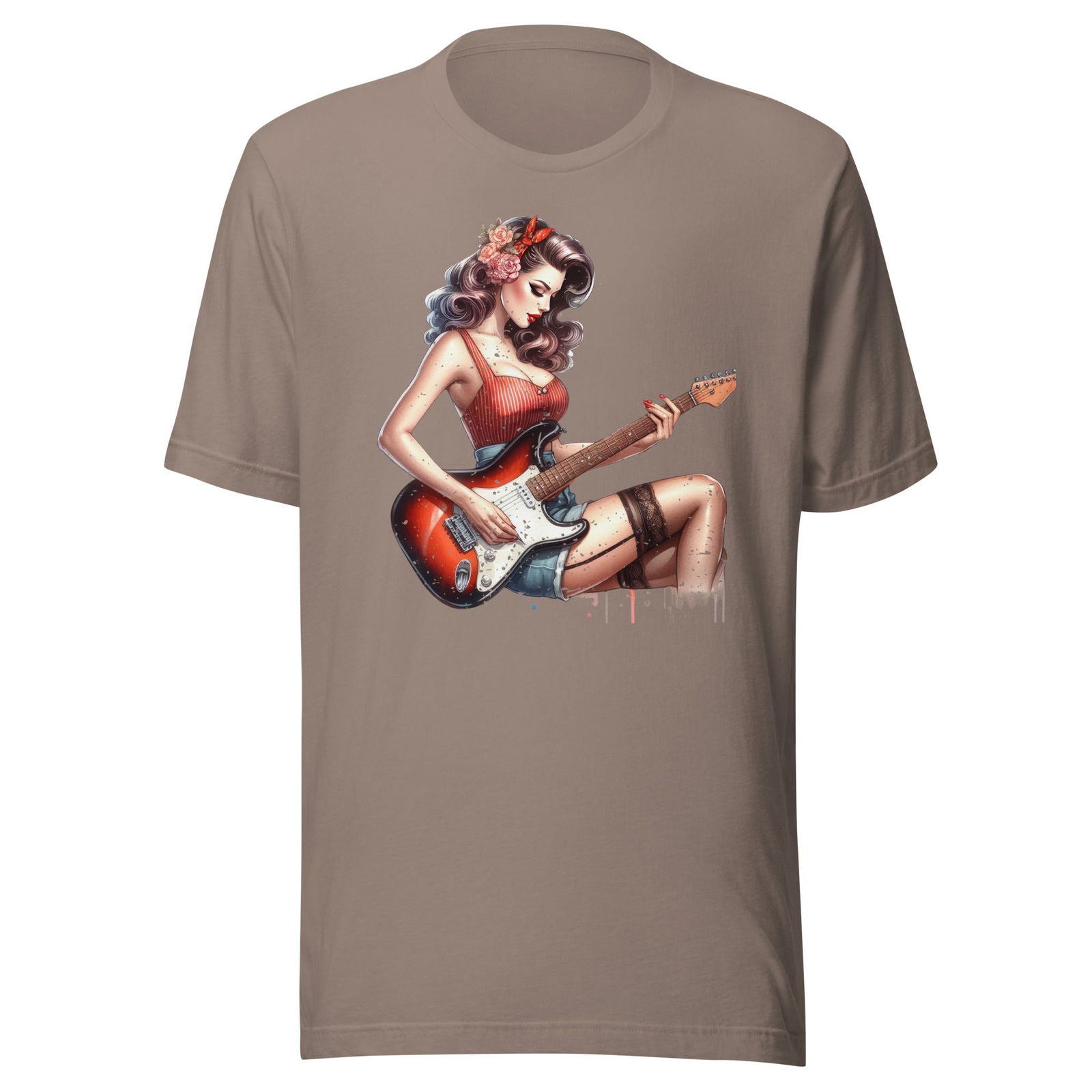 Soft cotton women's guitar player shirt