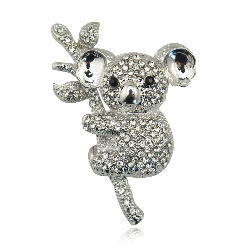 Sparkling Crystal Koala Bear Jewelry Accessory