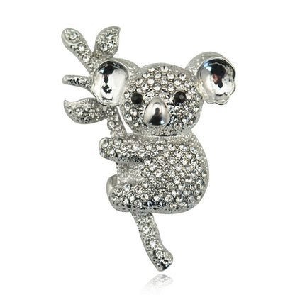 Sparkling Crystal Koala Bear Jewelry Accessory