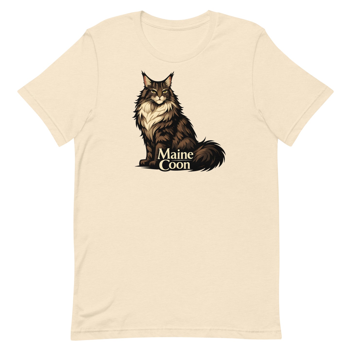 Stylish cat lover apparel Maine Coon gift idea