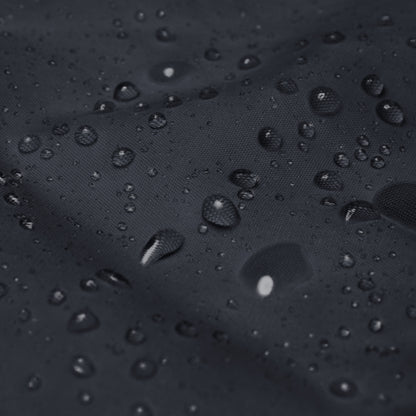 Water-resistant fabric with rain droplets on Armenian Pride windbreaker jacket