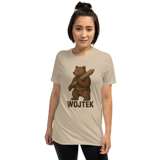 Wojtek the Bear T-shirt Polish WWII mascot design