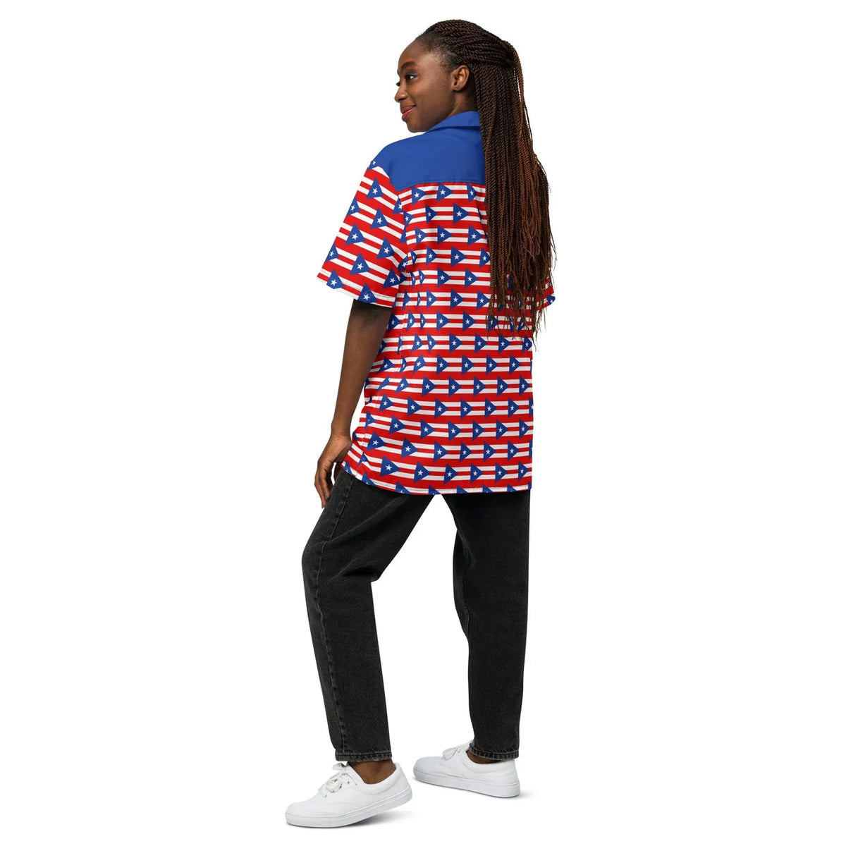 Women's Puerto Rico shirt with button up design