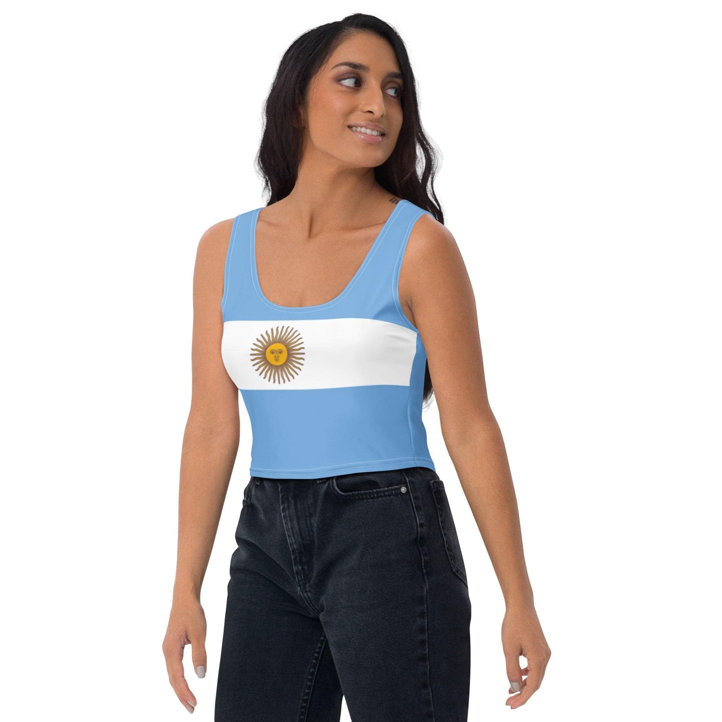 Argentinië Crop Top / kleding Vlag van Argentinië