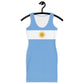 Robe Argentine avec couleurs du drapeau argentin / Robe bleu clair
