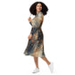 Autumn Dress Women / Long Sleeve Midi Dress