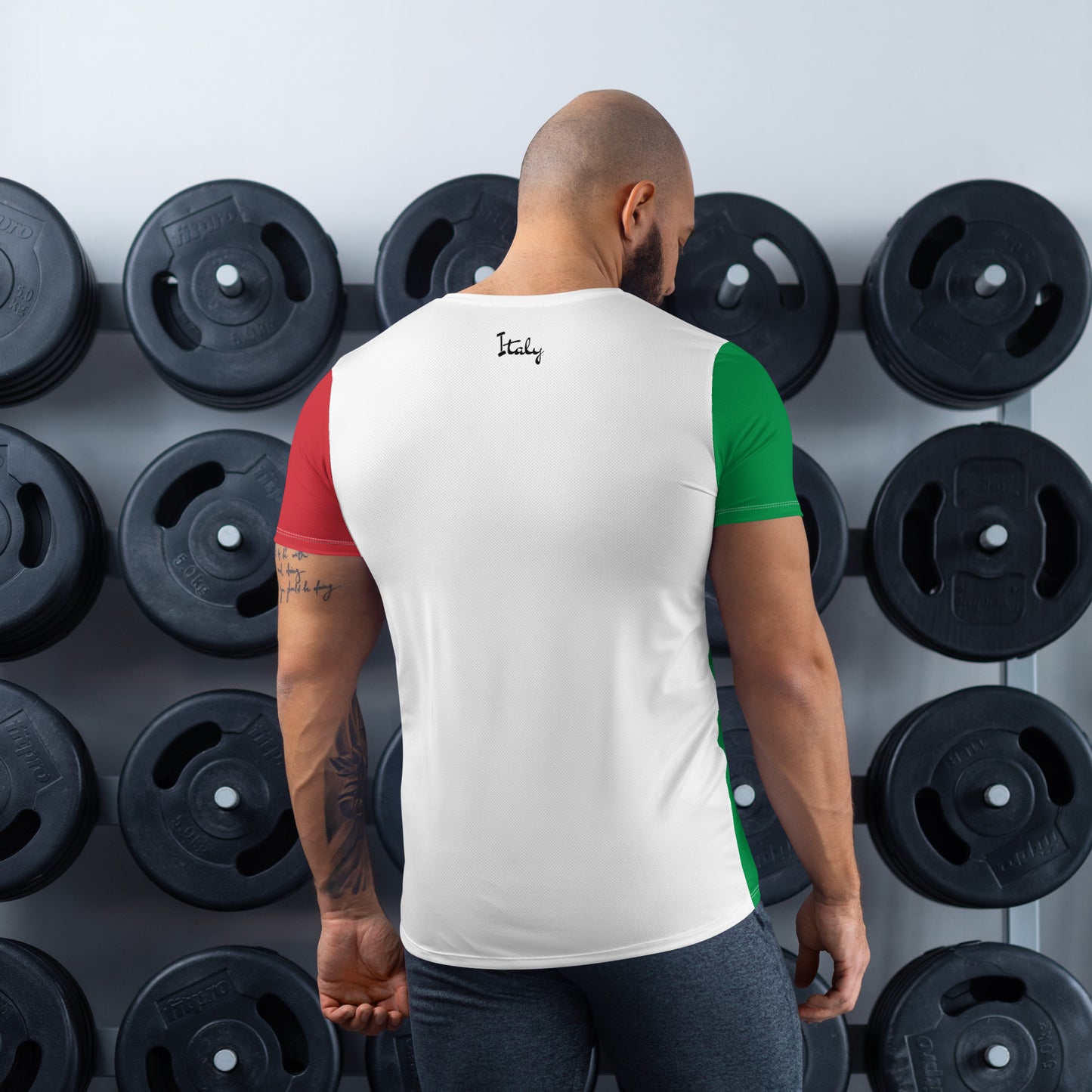 Tricolor Triumph Tee: Italian Flag-Inspired Shirt for Patriots