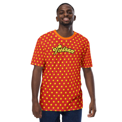 Men's Vietnam T-Shirt: Polka Dot Pattern Adds Playful Touch