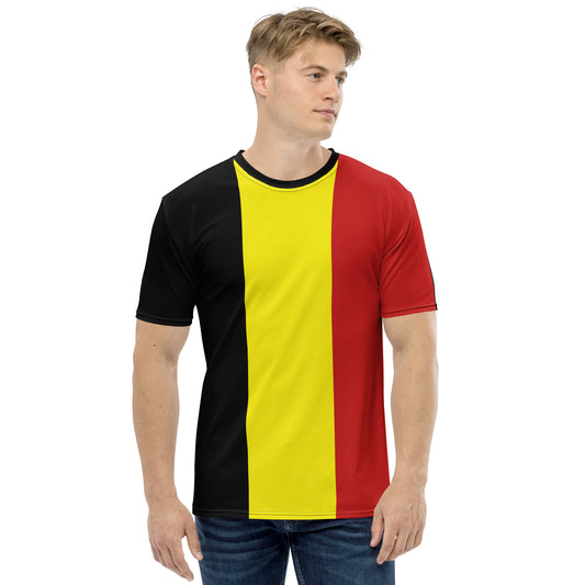 Belgium Flag T-shirt For Men