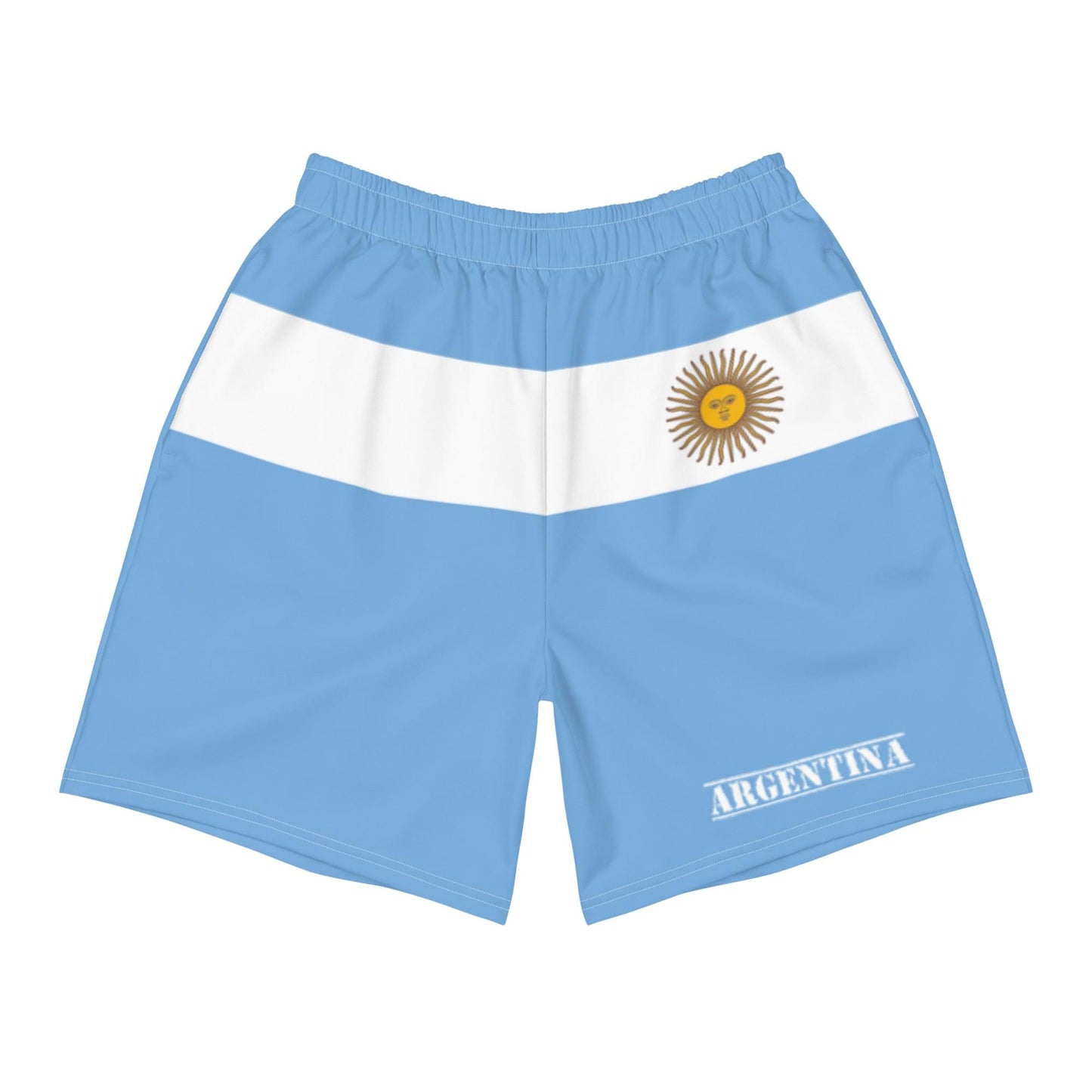 Pantaloncini Argentina da uomo / Stile di abbigliamento argentino / Poliestere riciclato