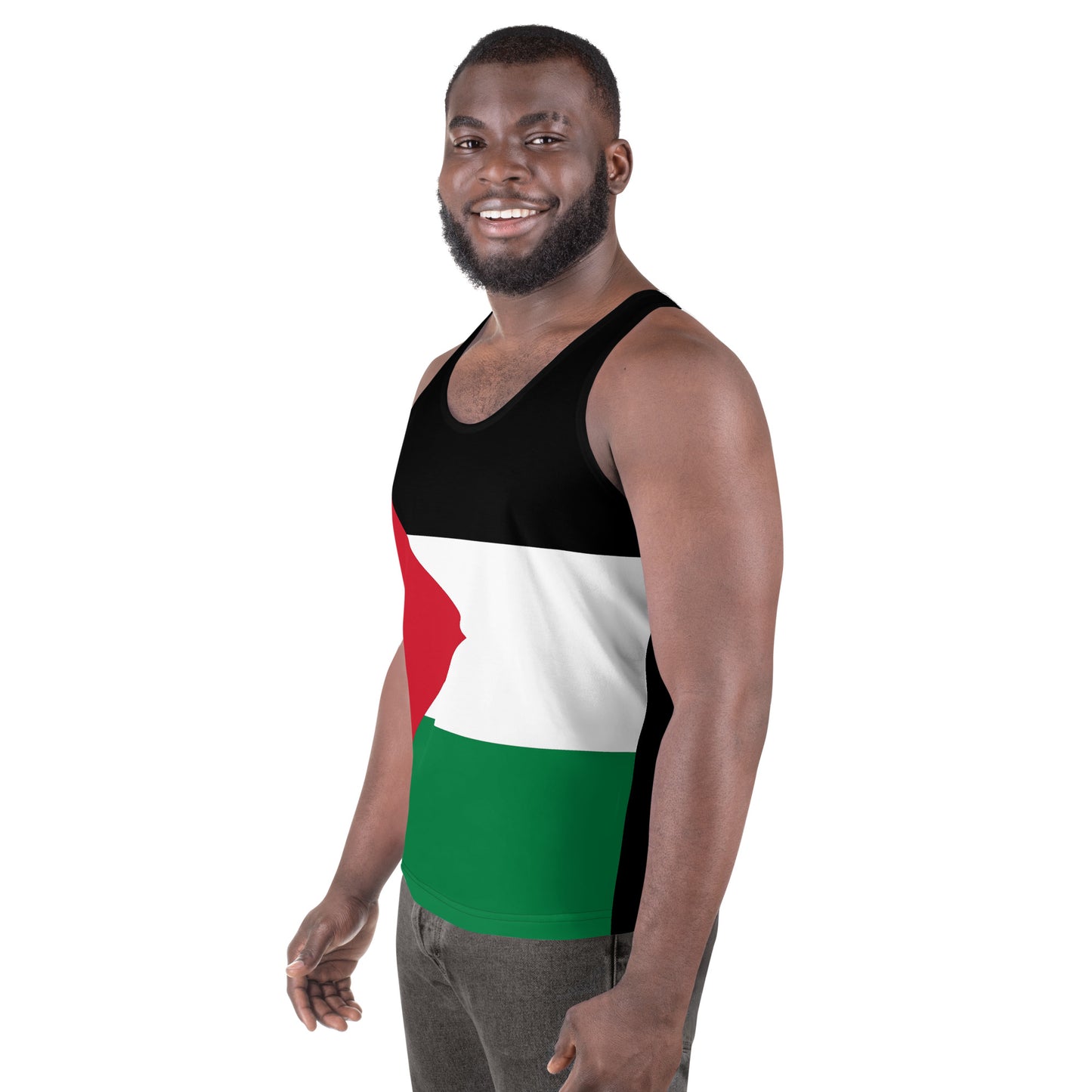 Heritage-Inspired Tank Top for Men - Palestine Edition