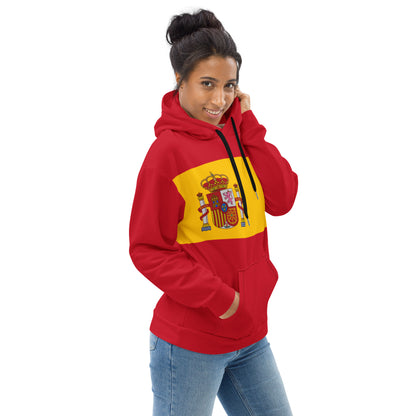 Red Streetwear Hoodie Spain