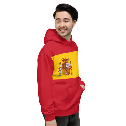 Red Hoodie Outfit Spain Streetwear