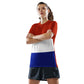 Netherlands Flag T-shirt - Cheering fan wearing unisex sport jersey (red, white, blue)