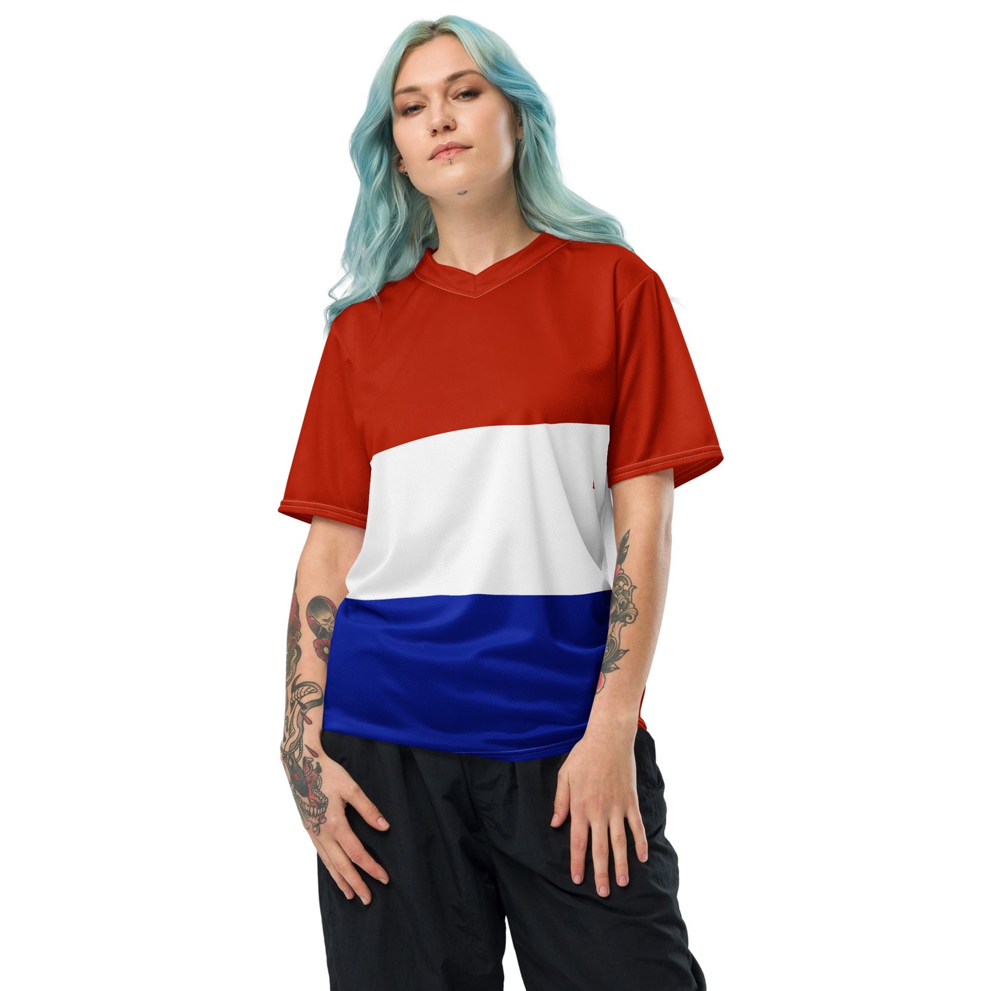 Netherlands Flag T-shirt - Celebrating King's Day in style (red, white, blue)