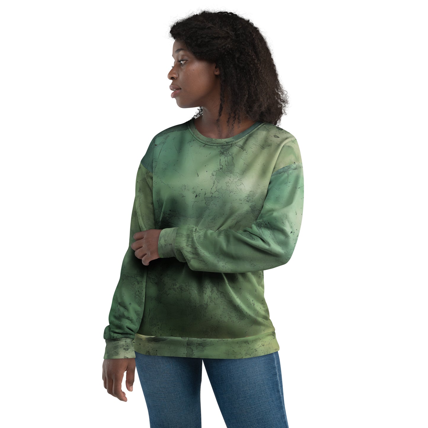 Sustainable Style: Unisex Eco-Friendly Green Sweater for All