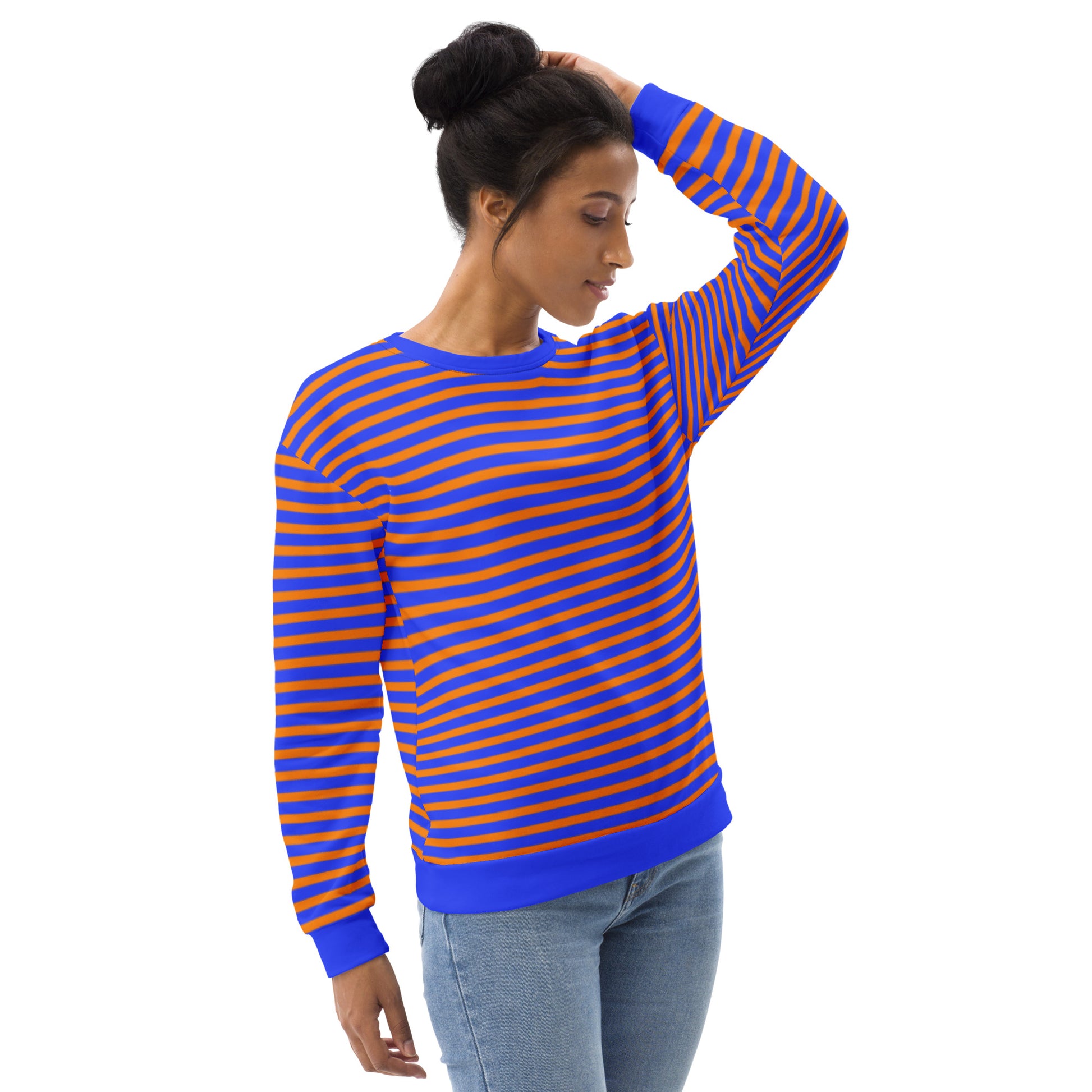 Blue and Orange Sweater: A Soft and Warm Knit for Men and Women