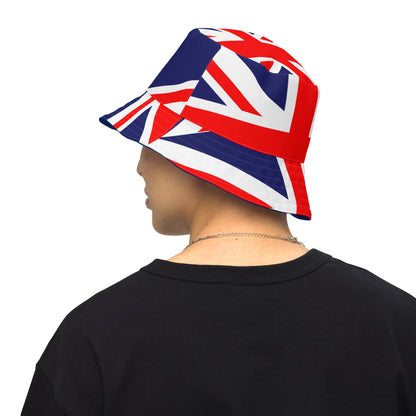 Cappello Union Jack / Cappello da pescatore reversibile